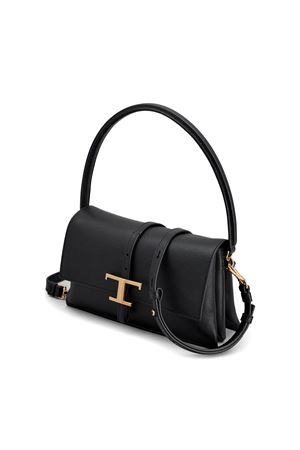 Borsa Flap T Timeless in Pelle Mini Nera TOD'S | XBWTSEC0100U1ZB999