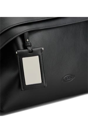 Tod's Wave Bag in Pelle Media Nera TOD'S | XBWWAVJ0300WPEB999