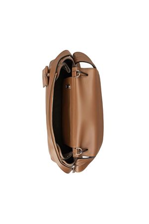Wave Bag in Brown Leather Medium TOD'S | XBWWAVJ0300WPEG815