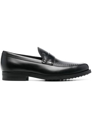 Loafers in black semi-glossy leather TOD'S | XXM0ZF0Q920PLSB999