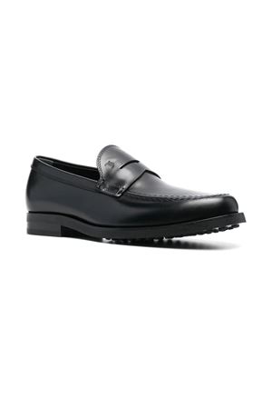 Loafers in black semi-glossy leather TOD'S | XXM0ZF0Q920PLSB999