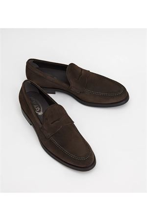 Mocassino in ricca pelle scamosciata TOD'S | XXM0ZF0Q920RE0S800