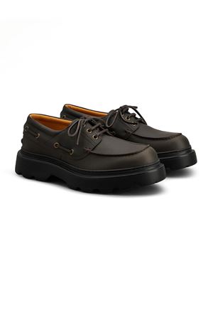 Mocassino boat in pelle di vitello marrone TOD'S | XXM24L0JP00UFSS808