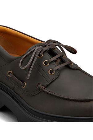 Mocassino boat in pelle di vitello marrone TOD'S | XXM24L0JP00UFSS808