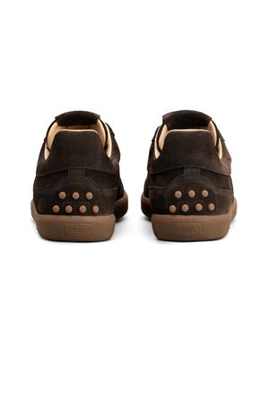 Tabs Sneakers in Pelle Scamosciata marrone TOD'S | XXM68C0DP30RE0S800