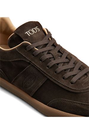 Tabs Sneakers in Pelle Scamosciata marrone TOD'S | XXM68C0DP30RE0S800