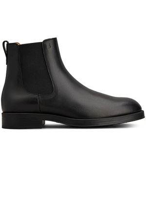 Stivaletti in pelle di vitello nero TOD'S | XXM75L00P20D90B999