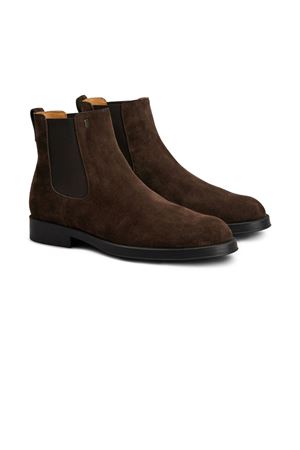 Stivali Chelsea in pelle scamosciata marrone TOD'S | XXM75L00P20RE0S800