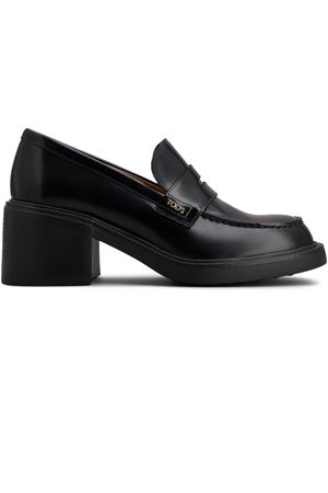 Mocassini in pelle nero TOD'S | XXW73L0JK40SHAB999