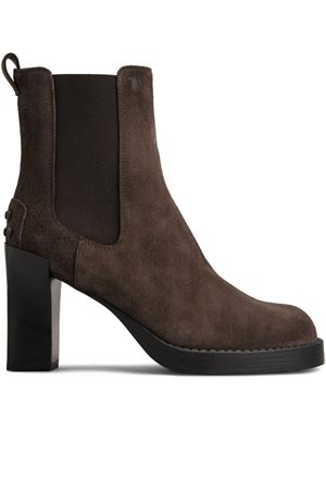 Stivali Chelsea in pelle scamosciata caffè TOD'S | XXW79L0JL30RE0S808