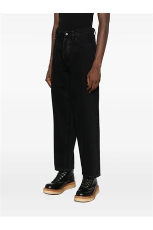 Jeans in denim di cotone nero TRC | TRC005303S7274PA017