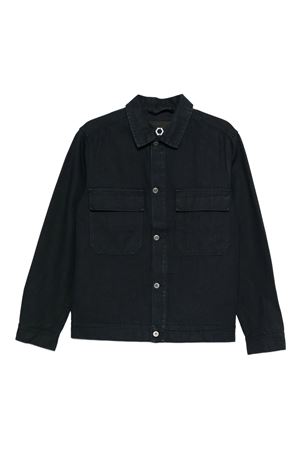 Giacca-camicia con tasche in misto cotone blu TRC | TRC02402W5555NG001