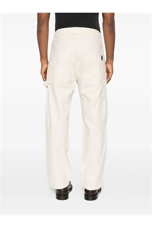 Pantaloni da carpentiere in denim di cotone beige TRC | TRC02902C3215EP002
