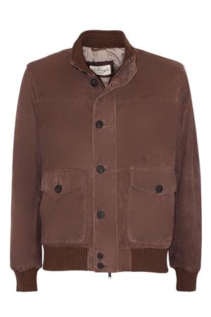 Bocconi jacket in brown suede VOLFAGLI | BOCCONI5