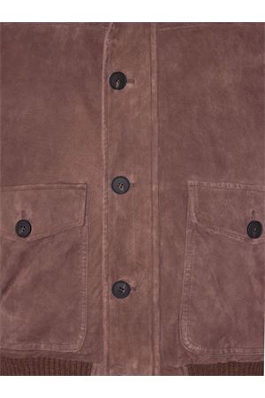 Bocconi jacket in brown suede VOLFAGLI | BOCCONI5