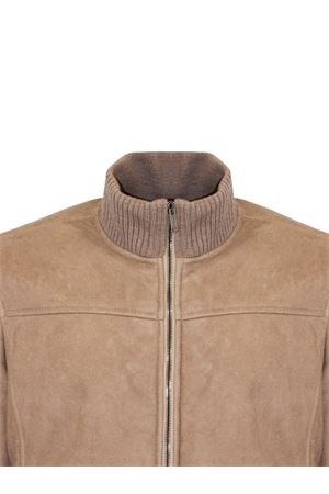 Cellini jacket in beige suede VOLFAGLI | CELLINICAMP