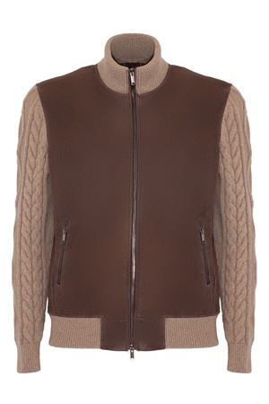 Giotto jacket in brown suede VOLFAGLI | GIOTTOTMORO