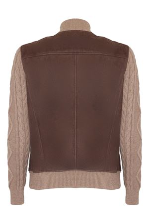 Giotto jacket in brown suede VOLFAGLI | GIOTTOTMORO