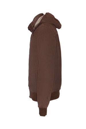 Brown suede Kant jacket VOLFAGLI | KANTMARRONE