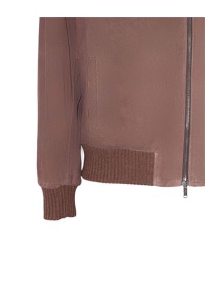 Brown suede Kant jacket VOLFAGLI | KANTMARRONE
