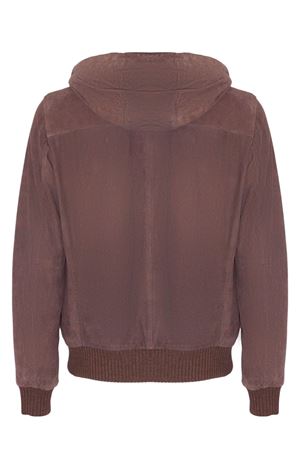 Brown suede Kant jacket VOLFAGLI | KANTMARRONE