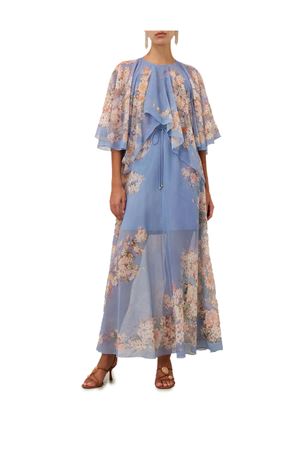 Maxi Abito A Balze Cascadian ZIMMERMANN | 3205DSS255TLBLBTFLO