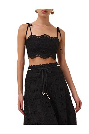 Rhiannon Embroidered Bodice in Black ZIMMERMANN | 4245TSS251BLK