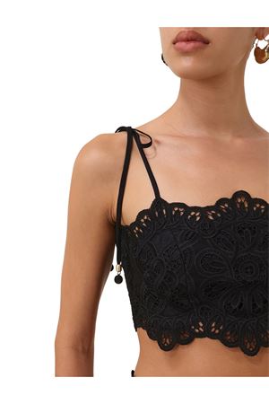 Rhiannon Embroidered Bodice in Black ZIMMERMANN | 4245TSS251BLK