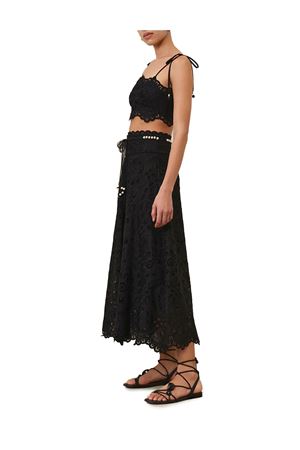 Gonna ricamata Rhiannon in nero ZIMMERMANN | 4248SSS251BLK