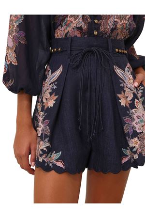 Rhiannon Tuck Short in Navy Multi Paisley ZIMMERMANN | 4558ASS251NAVMLTPAI