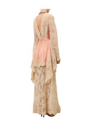 Abito con drappeggio in raso Hypnotic in salmone ZIMMERMANN | 5178DF251SALM