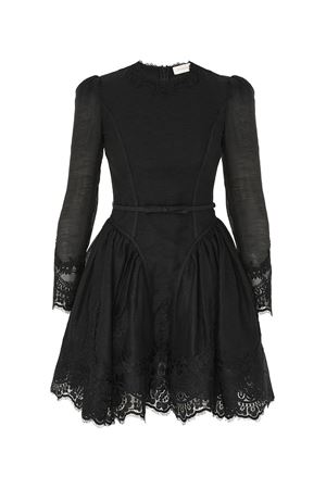 Miniabito con finitura in pizzo Hypnotic ZIMMERMANN | 5241DF251BLK