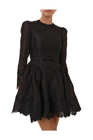 Miniabito con finitura in pizzo Hypnotic ZIMMERMANN | 5241DF251BLK
