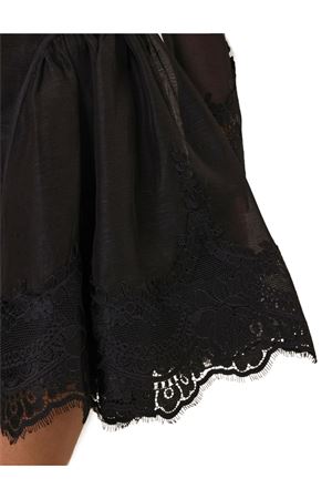 Miniabito con finitura in pizzo Hypnotic ZIMMERMANN | 5241DF251BLK