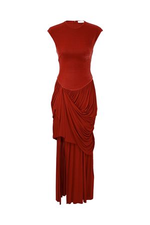 Abito con drappeggio Memento rosa scuro ZIMMERMANN | 5290DF252DKRS