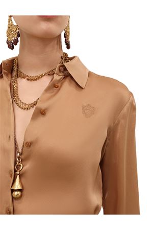 Camicia in raso Hypnotic in biscotto ZIMMERMANN | 5747TF251BIS