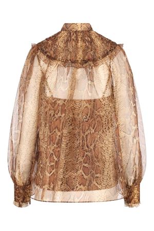 Camicia in seta stampa snake ZIMMERMANN | 6158TF251TSNK