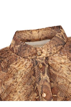 Camicia in seta stampa snake ZIMMERMANN | 6158TF251TSNK