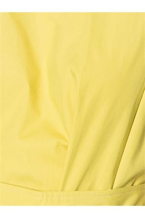 Avocado green stretch-cotton dress ANTONELLI | LIBERMAN135B366
