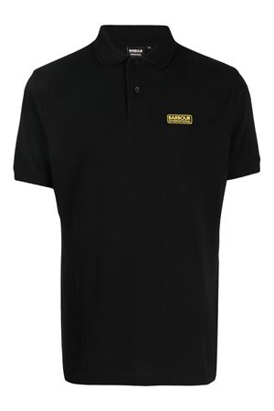 Black cotton polo shirt BARBOUR | MML1318BK11
