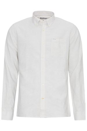 White linen and cotton shirt BARBOUR | MSH5090WH11