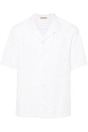 White cotton-linen blend shirt BARENA | CAU47102671510
