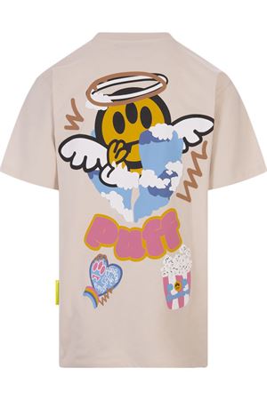 T-shirt in cotone beige BARROW | S4BWUATH041BW009