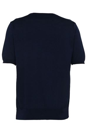 Navy blue cotton T-shirt CRUCIANI | UC4155810E91GC02Z0063