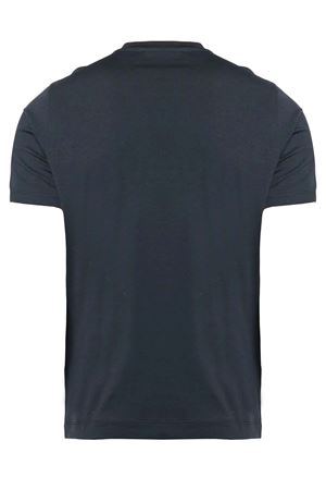 Navy blue stretch cotton T-shirt CRUCIANI | UC41T01TE01ZGC02109723