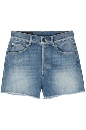 Blue stretch-cotton shorts DONDUP | DP686DS0107DGV1800
