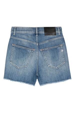 Blue stretch-cotton shorts DONDUP | DP686DS0107DGV1800