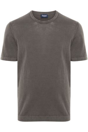 Brown cotton T-shirt DRUMOHR | D0GF100575