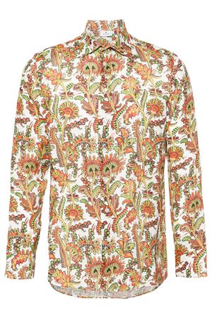 Floral-print linen shirt ETRO | MRIB000199SA329X0800