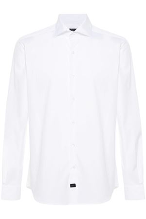 White cotton blend shirt FAY | NCMA148259SORMB001